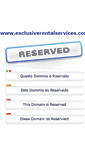 Mobile Screenshot of exclusiverentalservices.com